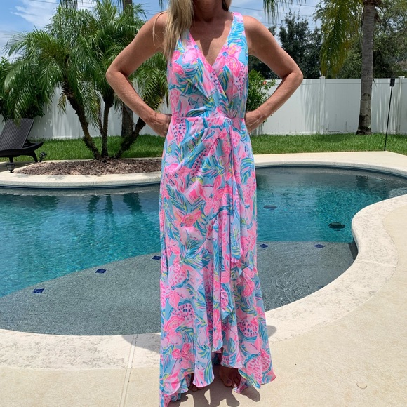 Lilly Pulitzer Dresses & Skirts - Lilly Pulitzer Taylee Maxi Dress size 2